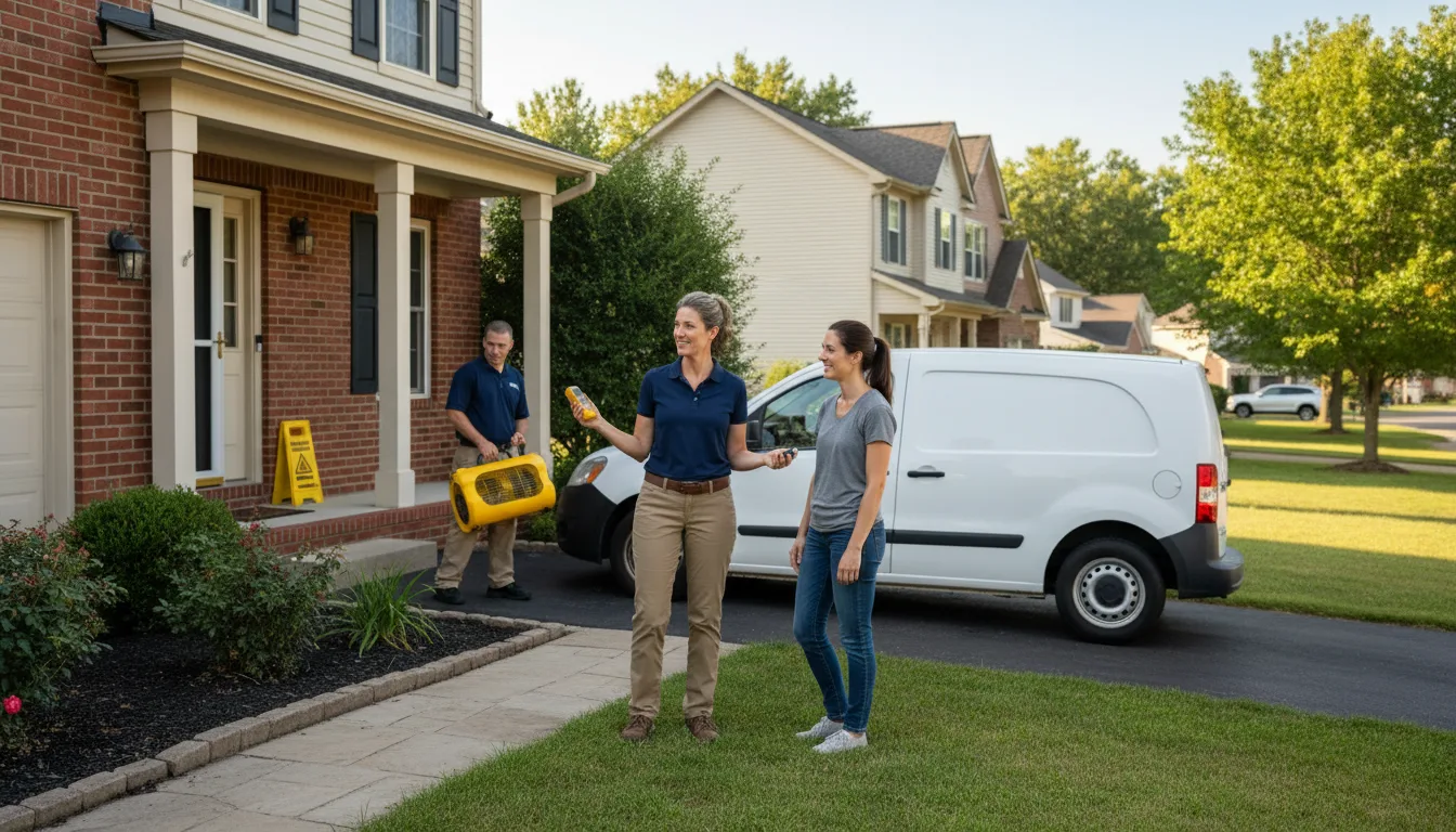 Residential water damage restoration in Great Falls, MT